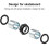 224 Pezzi Kit Hardware per Camion da Skateboard Distanziatori per Skateboard Dadi per Assi per Longboard Accessori per Skateboard 5