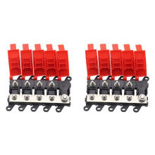 2X 4 Way Distribution Block 200A Bolt Fuse Type Power Distribution Marine SUV BDFS MIDI Fuse Holder for Car Truck RV