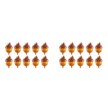 20 Pièces Ballons Gland Feuille Automne Ballons Gland pour Bébé Douche Anniversaire Automne Thanksgiving Fête Décorations