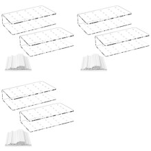 6 Pieces Cake Stand, with 300 Cake Stems,20 Holes,Lollipop Holder,Lollipop Stand for Sweets, Decoration,Birthday