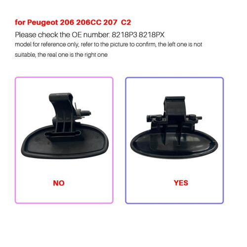 5X Auto Handschuh Koffer Griff für  206 206CC 2