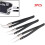 6Pcs Ceramic Tweezers with Black Handle Corrosion-Resistant Insulation Maintenance and Clamping Tools 3