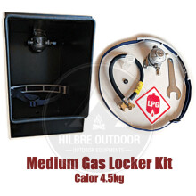 MEDIUM GAS BOX LOCKER KIT CALOR GAS 4.5KG SAFE STORAGE CAMPER CARAVAN MOTORHOME