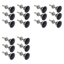 18Set 1.25Inch Aluminum Vehicle Hood Pins-Quick Release Lock Bumper, License Plate Lock Clip, Push Button Bonnet