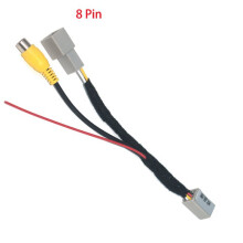 10 Peças Car Rear View Camera RCA Video Reverse Camera Convert Cable Adapter para Outlander ASX GF GG ZJ