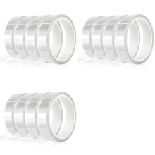 12 Rolls 20mm X33M(108Ft) Clear Heat Tape Transparent High Temperature Sublimation Heat Resistant