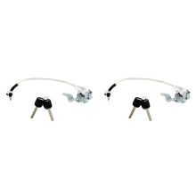 2X 72185-SWA-A01 Car Front Left Door Lock Cylinder with 2 Keys for CRV 2007 2008 2009 2010 2011 72185SWAA01