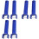 Swimming Pool Vacuum  Handles Pool Cleaning Tool Replacement Accessories with V-Shaped Clip 6 Pack 2
