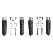 4x Motorcycle Front Foot Pedal Foot Rests Pegs Foot Pegs for CB400 CB600 CB1300 VTR250 VTR1000