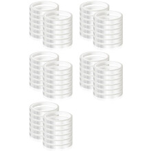 60 Rolls 10mm X 33m(108ft) Clear Heat Tape,Transparent for Heat Press and Sublimation,Heat Transfer Vinyl