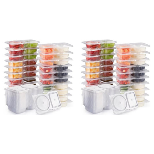 Reusable Snack Containers with Lids 40Pcs,New Snack Containers,Snackle Box Container Portion Control,Snack Containers