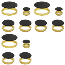 3 Set Gas Stove Burner Lid for Oven Gas Hob Burner Flame Surface Gas Stove and Burner Replacement