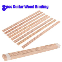 16Pcs Guitar Strips Luthier Purfling Binding Marquetry Inlay Wood DIY Guitars Decorative Accessories Inlay Strip