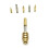 2X 510 Interface Soldering Iron Tip Wireless Soldering Iron Tip Welding Tool 15W with 10 Soldering Iron Tips 6