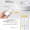 2X Closet Lights Wireless Stick  LED Under Cabinet Light 500mAh Dimmable Wireless Under Counter Lights with Remote 5