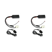 2X for - W169 W245 W203 W209 W251 W221 R230 Module Receiver Adapter Radio Stereo AUX Cable Adapter