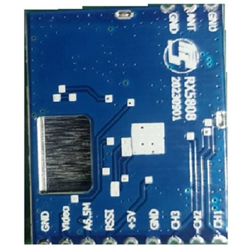 4X 5.8Ghz RX5808 Wireless Audio Video Receiver Module Audio Video Receiver Module SPI Mode Without Audio 1