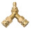 2X Tee Spliter Adapter with 3/8 Inch Quick Release Connector for High Pressure Washer 9