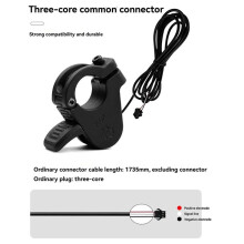 2pcs 300X E-Bike Thumb Throttle for Electric Scooter Accelerator Right and Left Hand Throttle 24V, 36V, 48V, 72V SM 3PIN