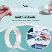 12 Rolls 20mm X33M(108Ft) Clear Heat Tape Transparent High Temperature Sublimation Heat Resistant