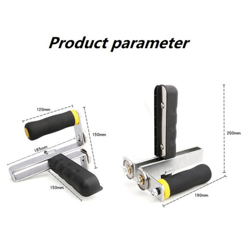 2X Gypsum Board Cutter Multi-Functional Hand-Push Roller-Type Slitting Knife Hand-Cut Cutting Board Cutter 2