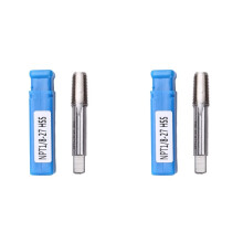 2pcs 1/8INCH- 27 NPT Taper Pipe Tap 1/8 - 27 TPI Fits for Repair Work Maintenance