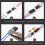 120 Pcs Low Voltage Wire Connectors,No Stripping Wire Connectors Waterproof Car Wire Connectors 2-Pin 5