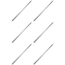 6pcs 5.6M Whip Pull Rod Antenna for Radio Positive V Antenna GP Antenna Telescopic Antenna DIY M10 Shortwave Antenna