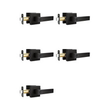 5X Door Lever, Keyless Interior Door Knobs, Privacy Door Lever Locksets for Bedroom Bathroom, Modern Door Handles