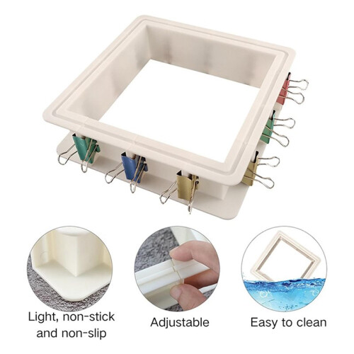 3X Adjustable Mold Housing Kit for Silicone Molds Making,Reusable Housing Frame for Silicone Rubber Mold Making 2