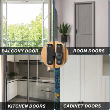4 Set Sliding Door Lock, Sliding Door Lock Door Bolt for Sliding Doors,90/180 Degree Door Lock Bolt for Garden,Window