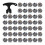 100Piece  Spikes,  Cleats Replacement with Cleat Spanner, Metal Thread Screw 6 mm Soft Pins Stud 2
