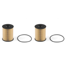 2X Car Fuel Filter Water Separator Cartridge Turbo Fuel Filter for 2000-2010 Ram 2500 3500 5.9L 5015581AD
