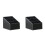 2X PU Leather Desk Stationery Organizer,Multi-Function Desk Storage Box for Office Pen,Business Name Cards Black 1