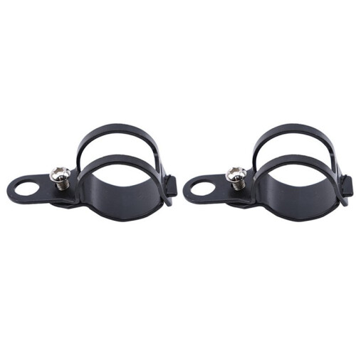 Motorcycle Turn Signals Relocation Fork Clamps Bracket 6 Pcs Mount Light Holder Lamp Bracket 1