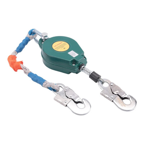2X High Altitude Fall Protection Device 3 Meter Descender Safety Belt Fall Arrester Automatic Rope Lock Self-Locking
