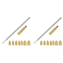 2X T12 Soldering Iron Tips Heat Set Insert Tool for Hot Melt Embedded Nuts M2-M8 Insertion Kit Indenter Adaptors