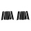 Car Window Door Column B C Pillar Post Cover Trim for  X5 E53 2000-2006 Black Pc Sticker ,16Pcs 1