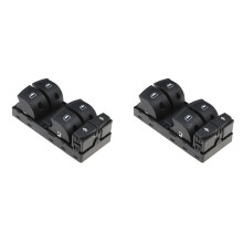 2X Front Left Power Door Window Control Regulator Button 4F0959851G for A6 Quattro Q7 S6 2007-2015