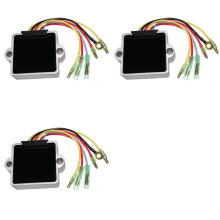 3X Voltage Regulator Rectifier for Mercury Mariner 125hp 115hp 100hp 90HP 80HP 70HP 65HP 2-Stroke 12V 6Wire 830179