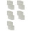 50pcs for Bambu LED Backlight Board Lithophane LED Backlight Board 5V1A USB-C Power Supply 10x11 110bit 1