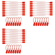 1500x Plastic Tamper Seals Zip Ties for Fire Extinguishers Blank Security Tags Self-Locking Signage Trailer Truck Seal