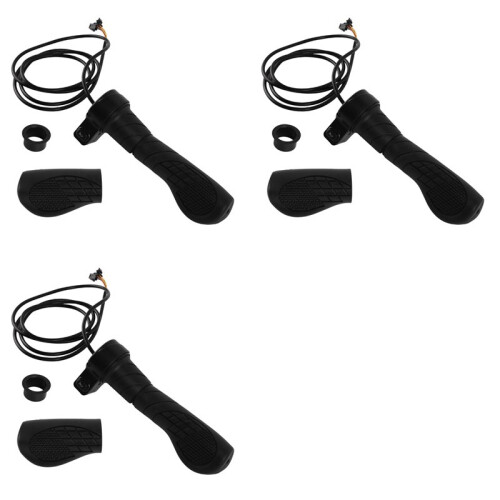3X Half Handlebar Accelerator SM Plug Left/Right Handle for E-Bike Half Twist Throttle Electric Scooter Bike