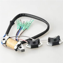 2X 69P-85541-19 Charge Coil Coil Pulser Assy 61N-85543-09 for 25HP 30HP 2 Stroke Boat Motor 69P-85541-09