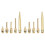 10Pcs Glue GunCopper Nozzle Tips with O-,Bore Long Tube Nozzles Thread Interchangeable Nozzle Set 1