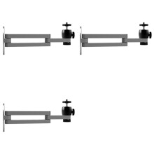 3X Projector Wall Mount Bracket Multi-Angle Adjustable Foldable Aluminum Alloy Wall Support, Universal Projector Stand