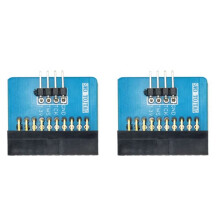 2X SWD to JTAG Adapter Board 20P2.54mm Pitch JTAG to 4P Pin SWD Interface JLINK Adapter Board