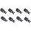 Ear Clip Electrode Double-Sided Rubber  Comfortable, Compatible for Tens Unit & CES Stimulation 8 PCS 1