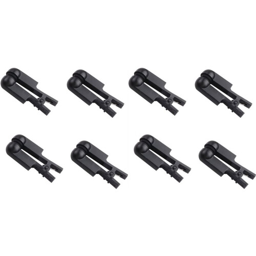 Ear Clip Electrode Double-Sided Rubber  Comfortable, Compatible for Tens Unit & CES Stimulation 8 PCS