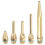 10Pcs Glue GunCopper Nozzle Tips with O-,Bore Long Tube Nozzles Thread Interchangeable Nozzle Set 2